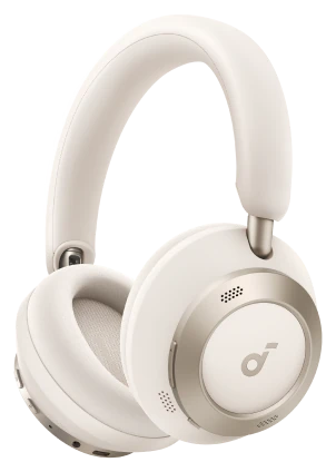 Soundcore Space One Pro headphones in Cream