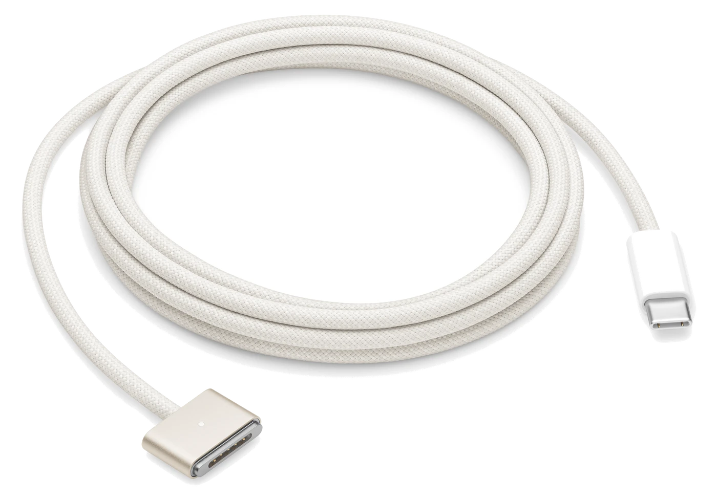Apple MagSafe 3 cable in Starlight