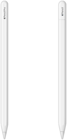 Apple Pencil Pro and Apple Pencil (USB‑C)