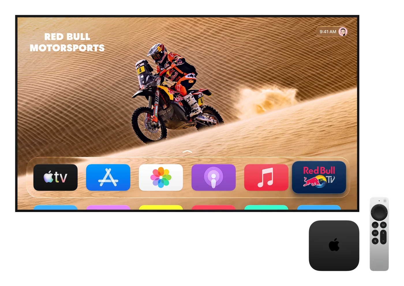 Apple's home range, shown with Apple TV 4K