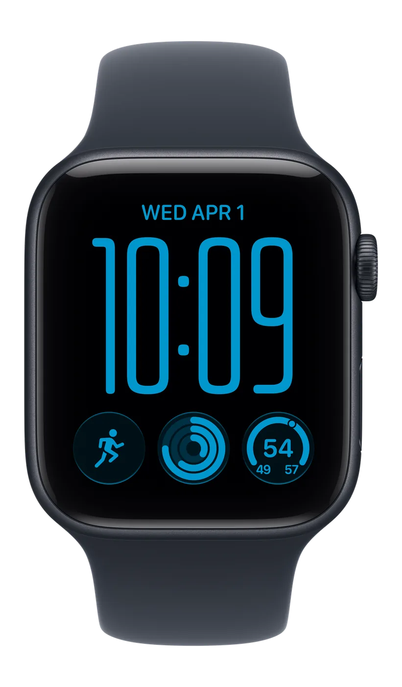 Apple Watch SE 3 in Midnight with Midnight Sport Band